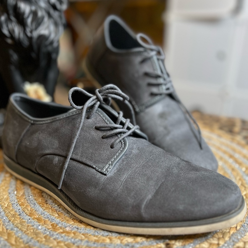 Calvin Klein Mens Dress Casual Shoes Size 8.5 Grey